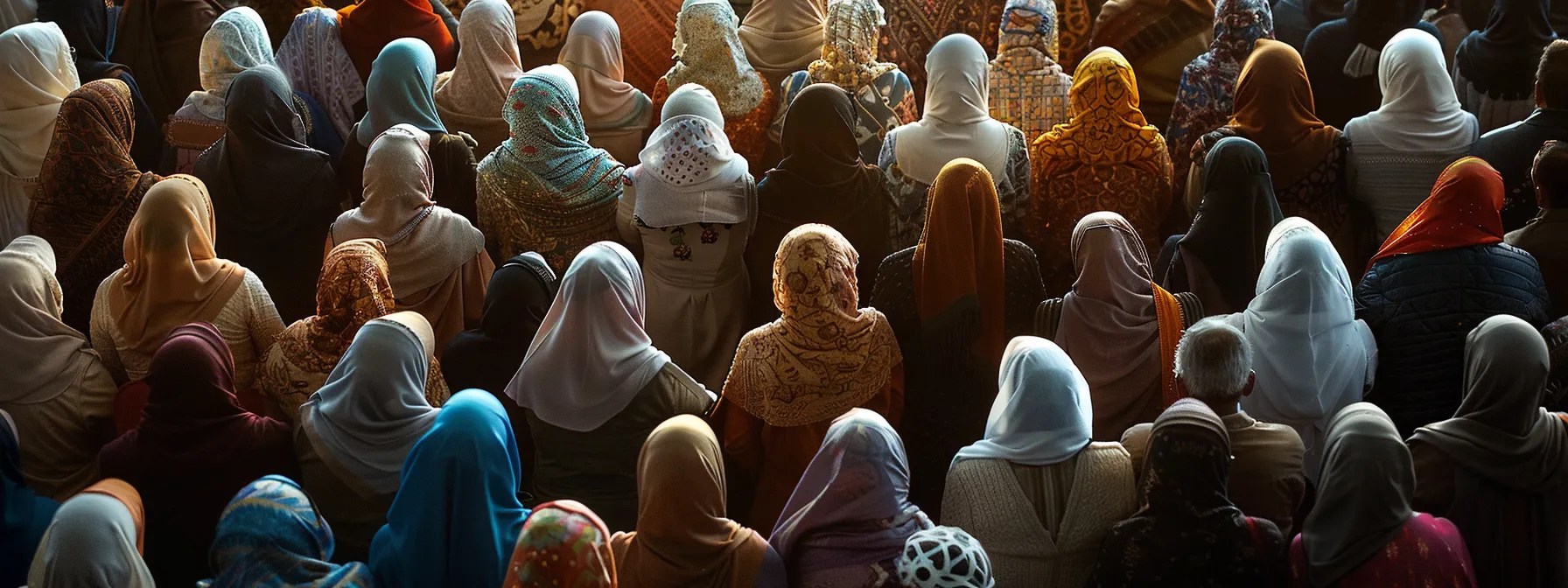 a diverse group of muslims from around the world coming together to celebrate tahnik in unique and traditional ways.