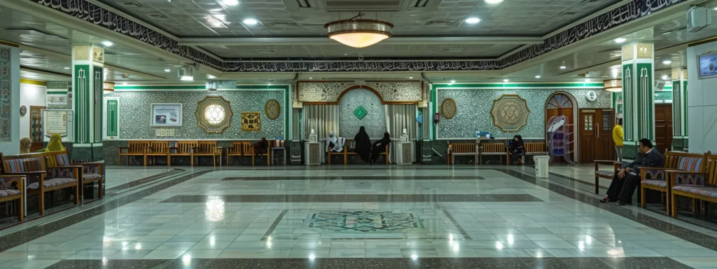 vibrant medical clinic in mecca offering cashless umrah medical assistance services.